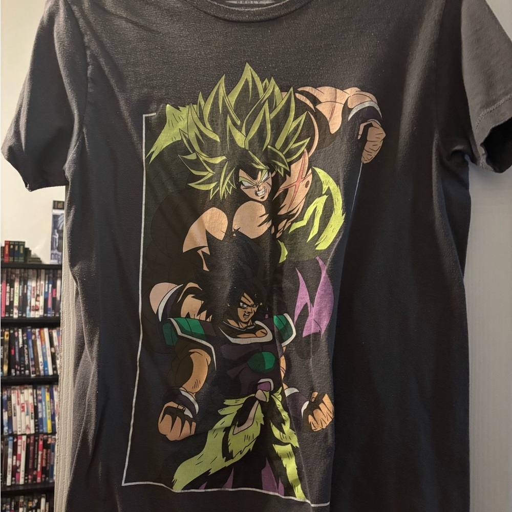 Graphic Anime T-Shirt - Black